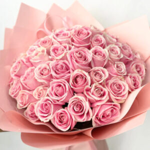 Blush Pink Rose Bouquet1