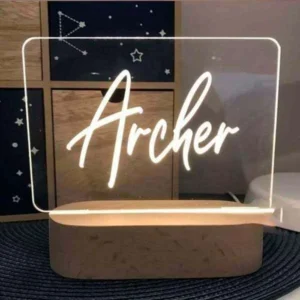 Custom Acrylic LED Name Lamp2