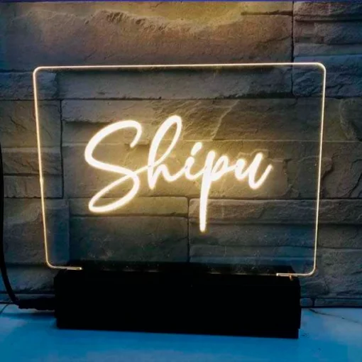 Custom Acrylic LED Name Lamp3
