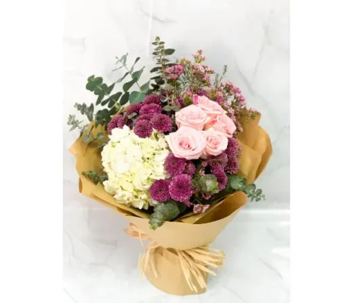 Enchanted Bloom Hydrangea & Rose Bouquet
