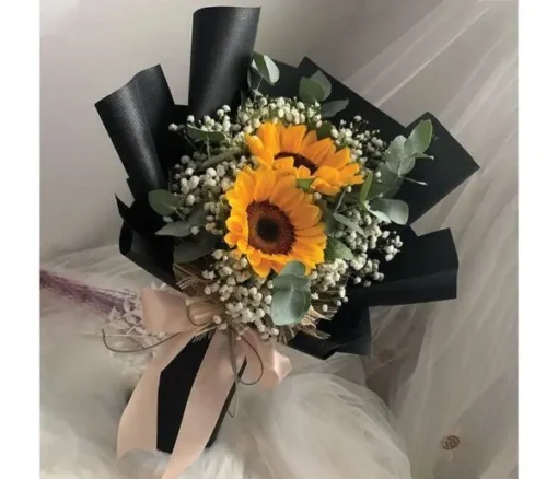 Golden Glow Sunflower Bouquet