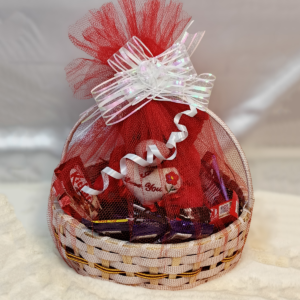 Lovable Teddy & Chocolate Gift Basket3