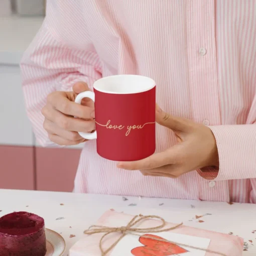 Love You Red Mug