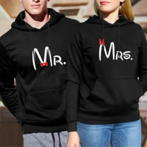 Mr. & Mrs. Disney Matching Couple Hoodies