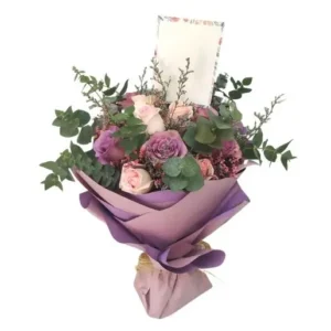 Mystic Lavender & Pink Rose Bouquet