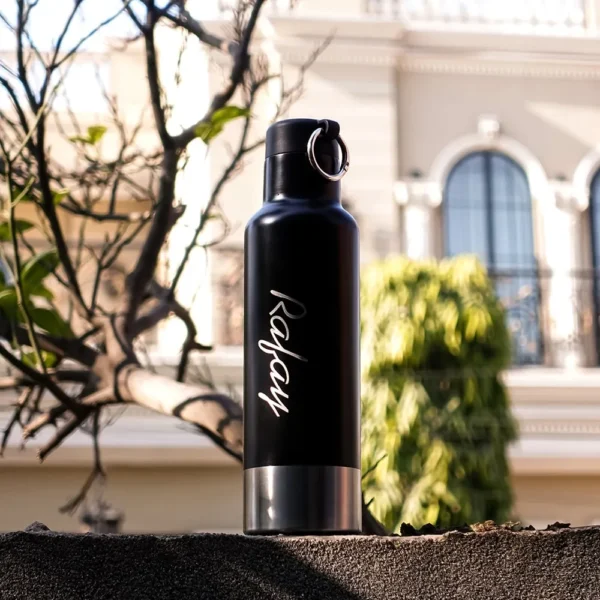 Personalized Black Stainless Steel Bottle3