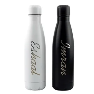 Personalized Black Thermal Bottle