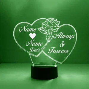 Personalized Dual Heart LED Night Lamp4