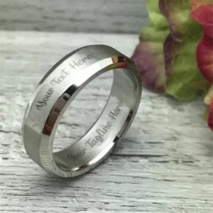 Personalized Engraved Name & Date Ring2