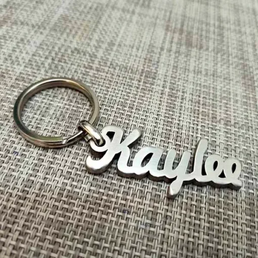 Personalized Metal Name Keychain1