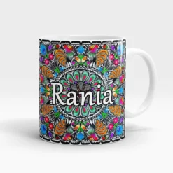 Personalized Mug with Mandala Art