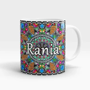 Personalized Mug with Mandala Art