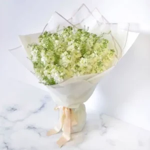 Pure Serenity White Floral Bouquet