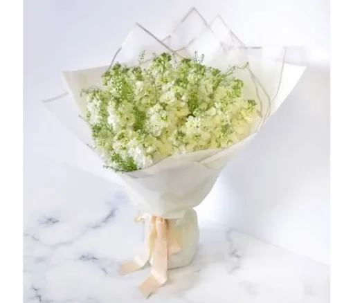 Pure Serenity White Floral Bouquet