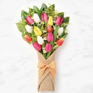 Rainbow Delight Tulip Bouquet