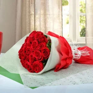 Romantic Red Roses Bouquet