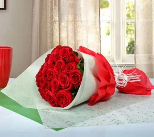 Romantic Red Roses Bouquet