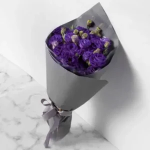 Royal Elegance Purple Rose Bouquet