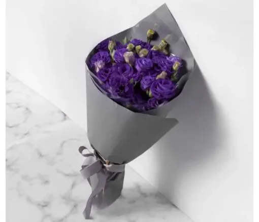 Royal Elegance Purple Rose Bouquet