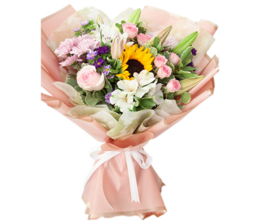 Sunshine Bliss Mixed Flower Bouquet