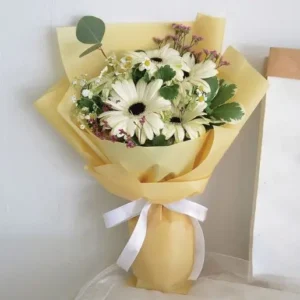 Sunshine White Daisy Bouquet