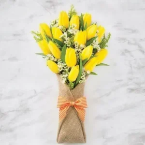 Sunshine Yellow Tulip Bouquet