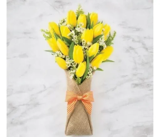 Sunshine Yellow Tulip Bouquet