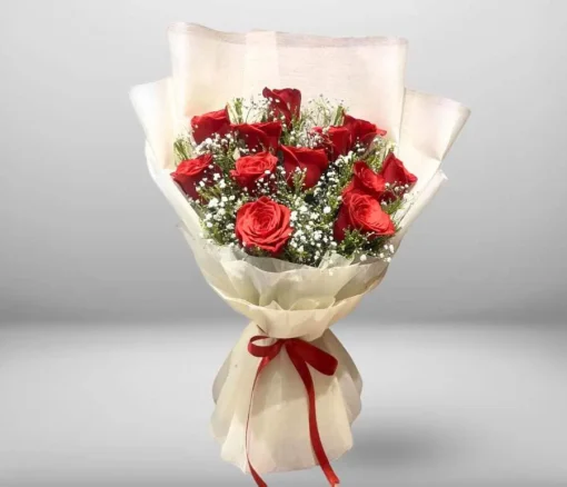 Timeless Love Red Rose Bouquet