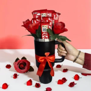 Timeless Sips of Love KitKat & Roses Mug