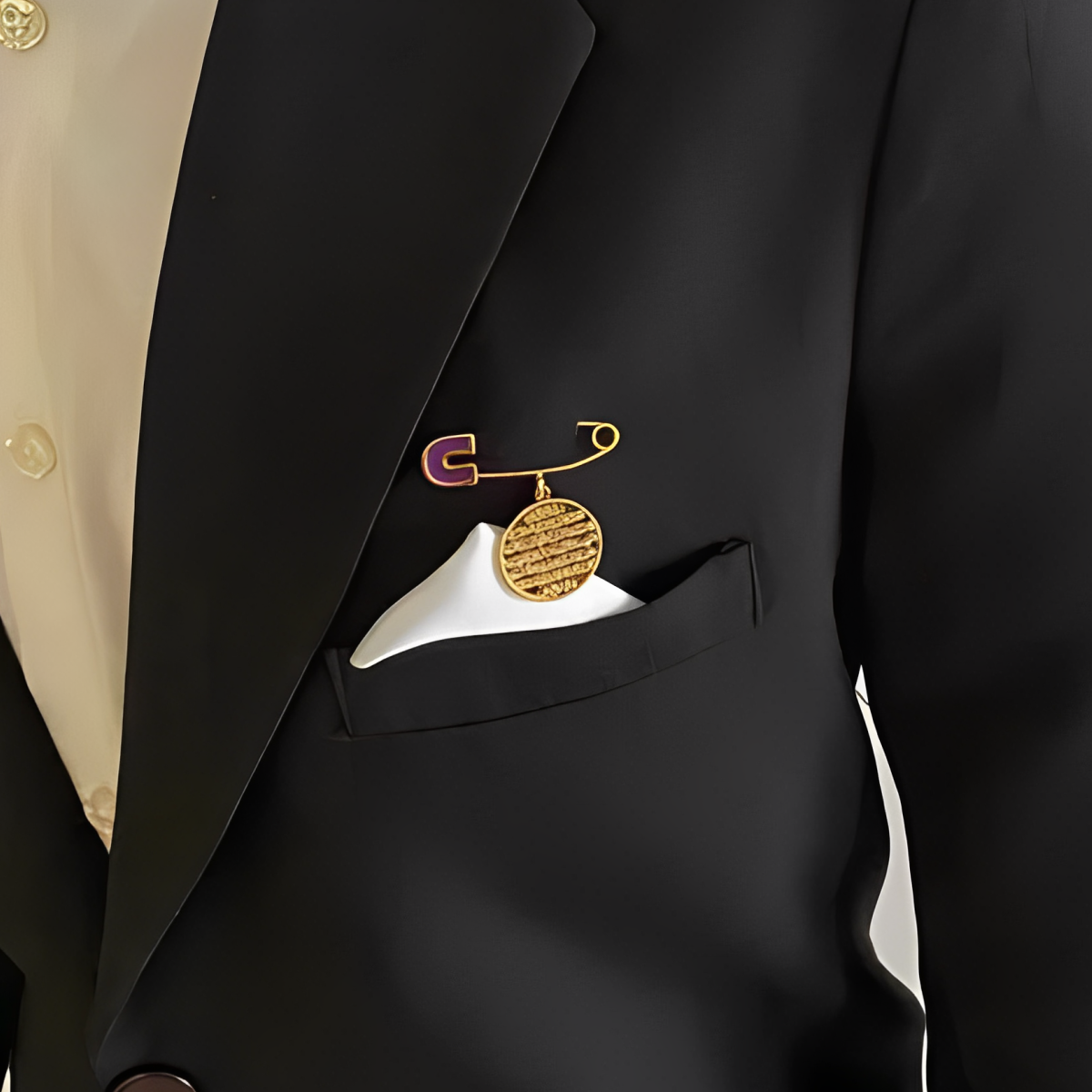 Ayat-ul-Kursi Safety Pin Brooch - Image 2