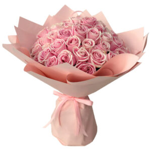 Alternative view of Blush Pink Rose Bouquet