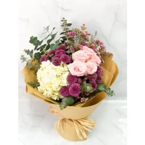 Enchanted Bloom Hydrangea & Rose Bouquet