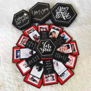 Hexagon Picture Explosion Box