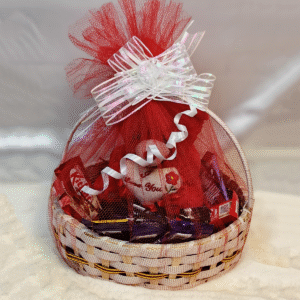 Alternative view of Lovable Teddy & Chocolate Gift Basket