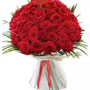 Majestic Love 100 Red Roses Bouquet