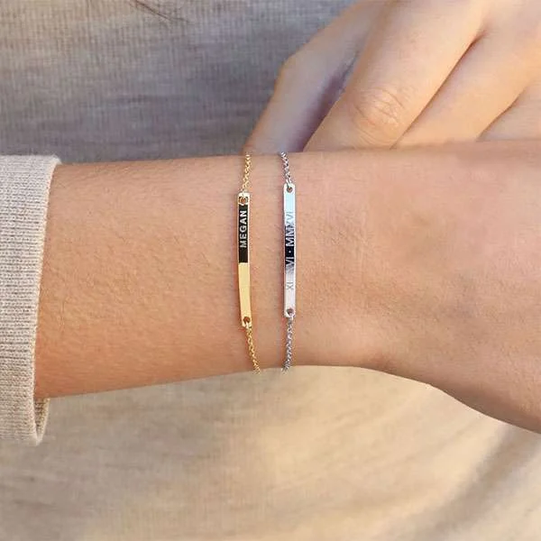 Minimalistic Custom Name Bracelet - Image 3