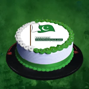 Pakistan Pride Cake  Celebrate Independence Day