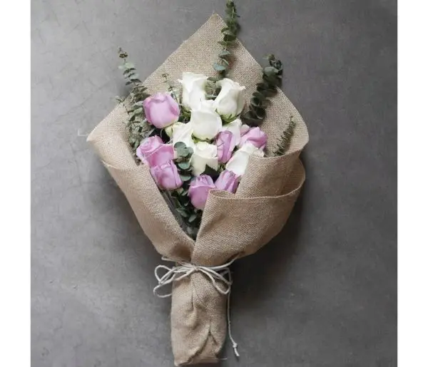 Rustic Elegance Rose Bouquet