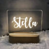 Acrylic Name Lamp – Personalized LED Light by Giftooria